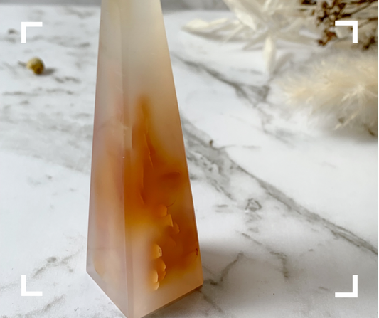 Carnelian Crystal Obelisk