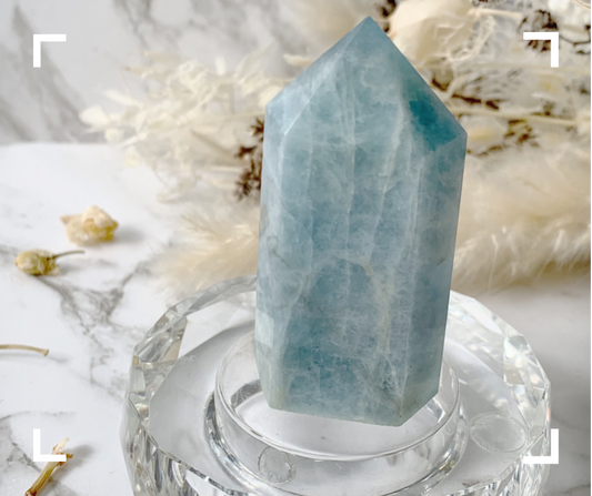 Aquamarine Crystal Tower