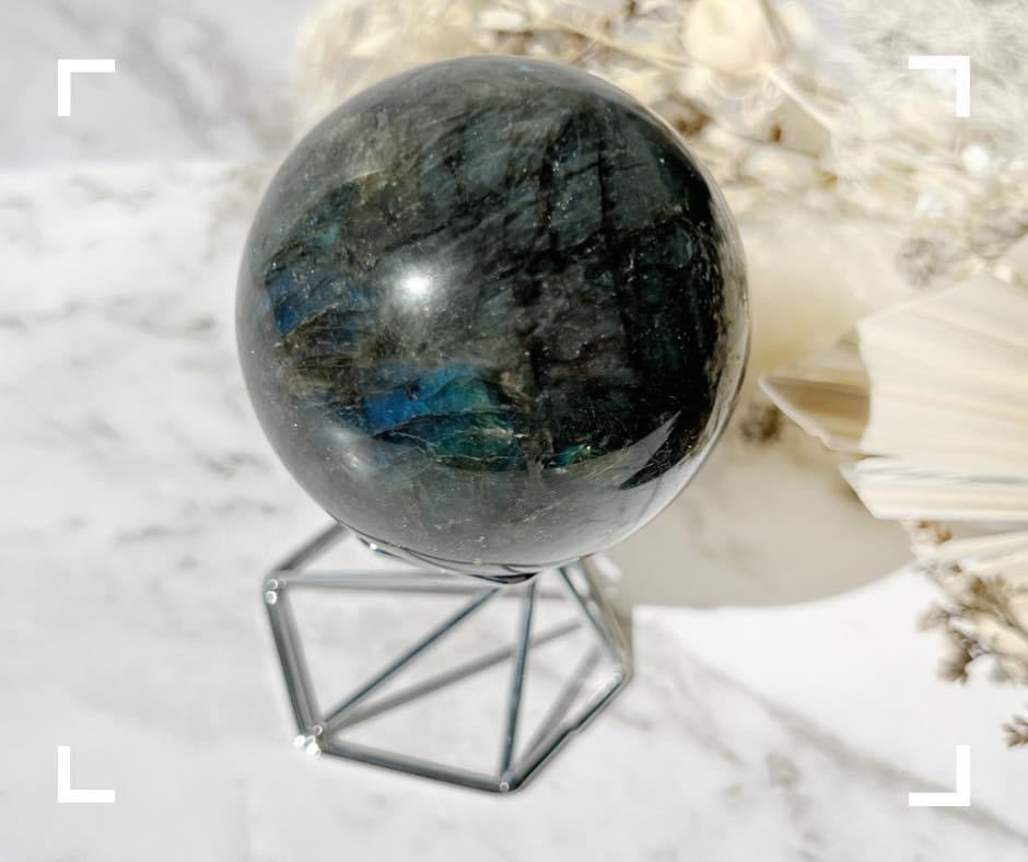 Labradorite Crystal Sphere 2