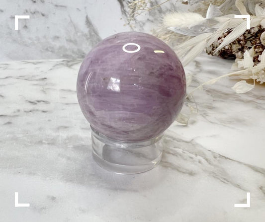 Kunzite Crystal Sphere