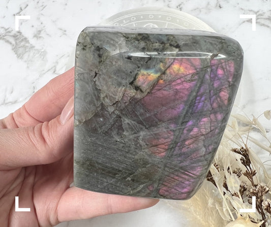Pink/Purple Labradorite Crystal Freeform