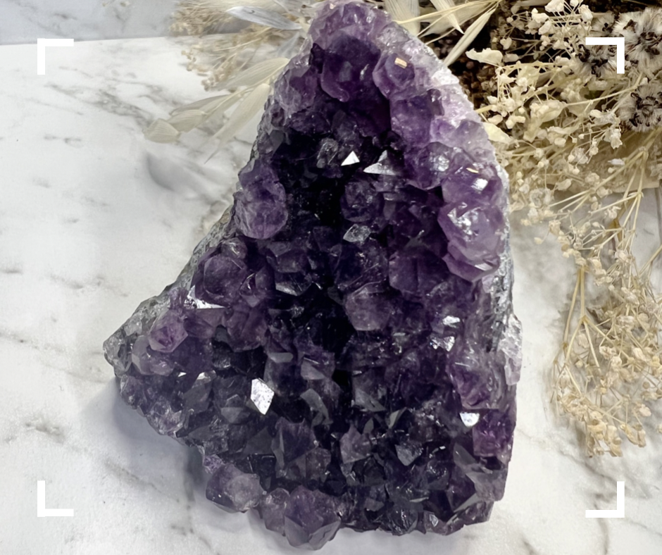 Amethyst Crystal Cluster Point