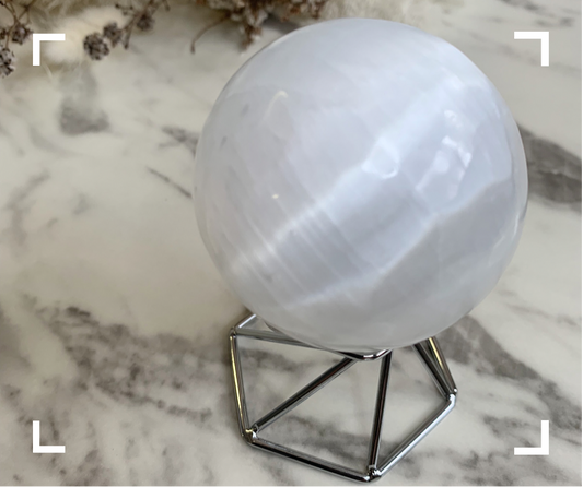 Selenite Crystal Sphere