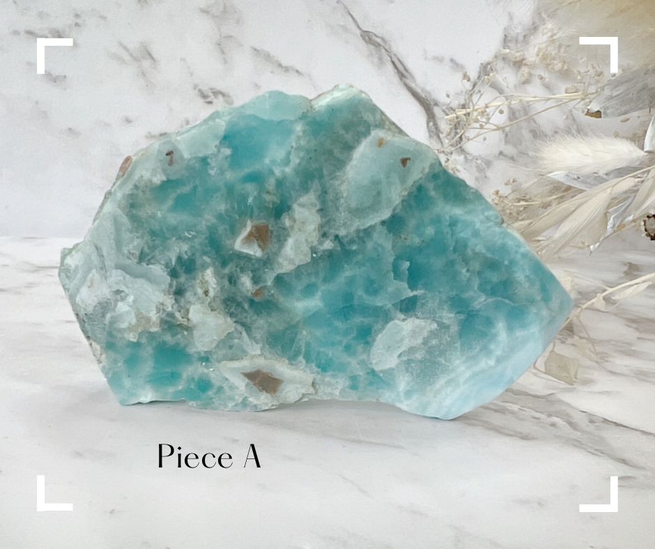 Raw Larimar Crystal Shards