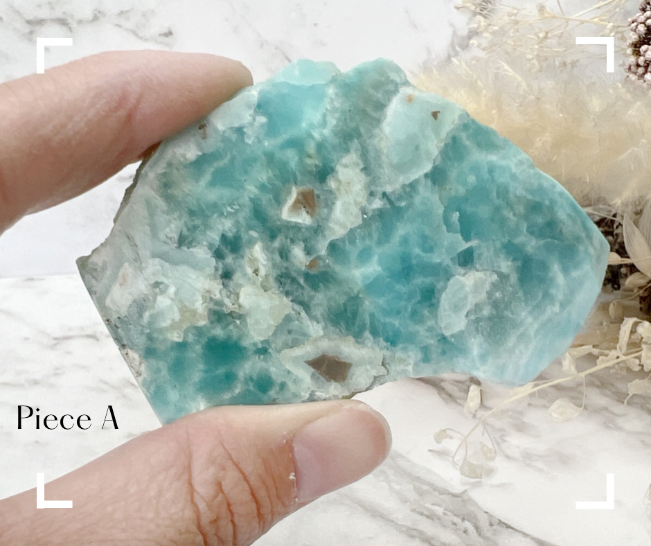 Raw Larimar Crystal Shards