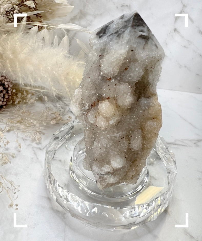 Druzy Sphalerite Crystal Tower