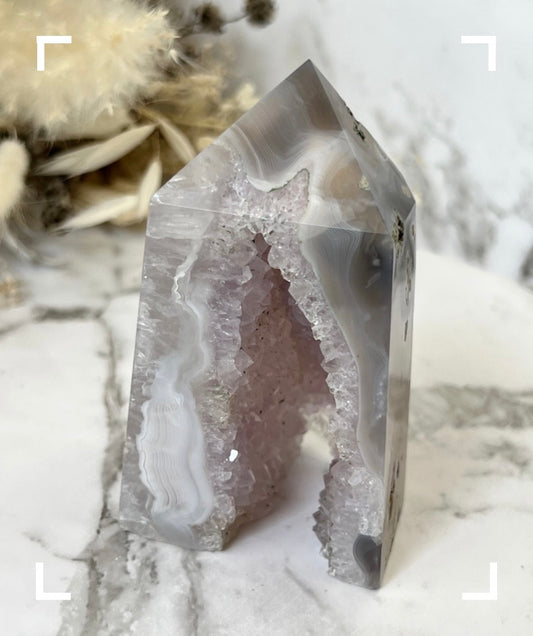 Druzy Pink Amethyst Crystal Generator